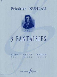 Kuhlau, F. - 3 Fantasies - FLUTISTRY