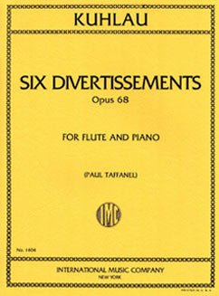 Kuhlau, F. - Six Divertissements - FLUTISTRY