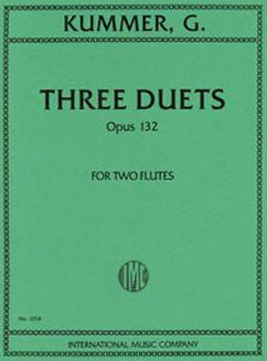 Kummer, G. - Three Duets, Op. 132 - FLUTISTRY