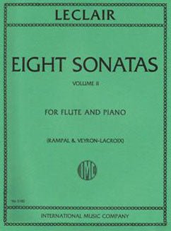 Leclair, J. - Eight Sonatas - Vol II - FLUTISTRY