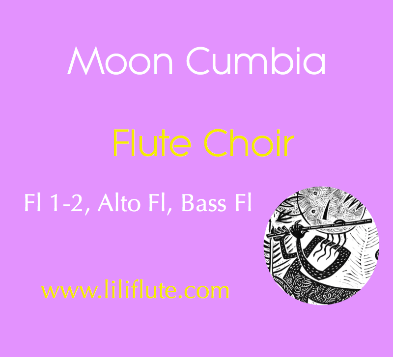 Marulanda, C. - Moon Cumbia for Flute Choir - FLUTISTRY