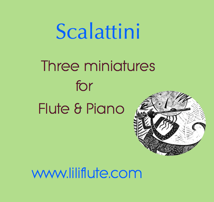 Marulanda, C. - Scalattini: three miniatures for Traverse Flute and Piano - FLUTISTRY