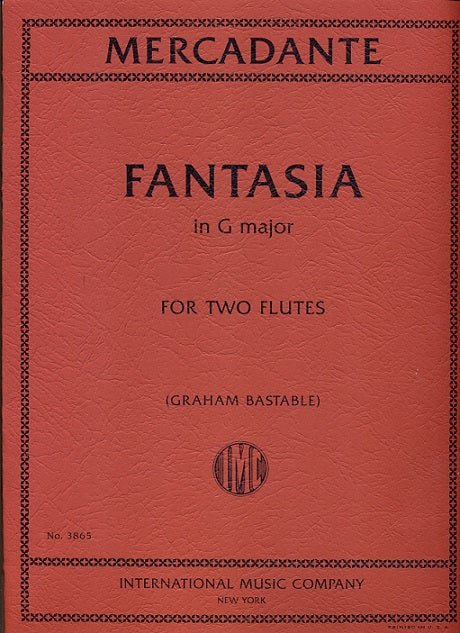 Mercadante, S. - Fantasia in G Major - FLUTISTRY
