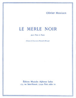 Messiaen, O. - Le Merle Noir - FLUTISTRY BOSTON