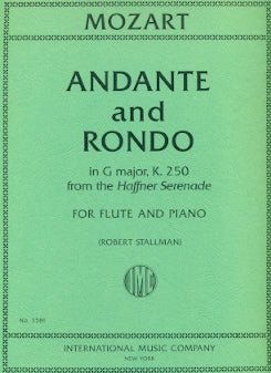 Mozart, W. A. - Andante and Rondo in G Major, K. 250 from the Haffner Serenade - FLUTISTRY