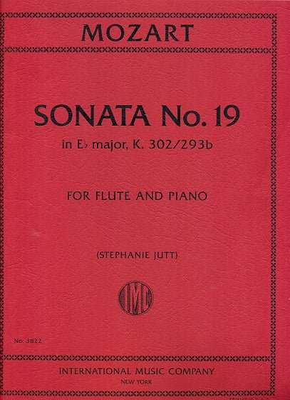 Mozart, W.A. - Sonata No. 19 in Eb Major, K. 302/293b - FLUTISTRY
