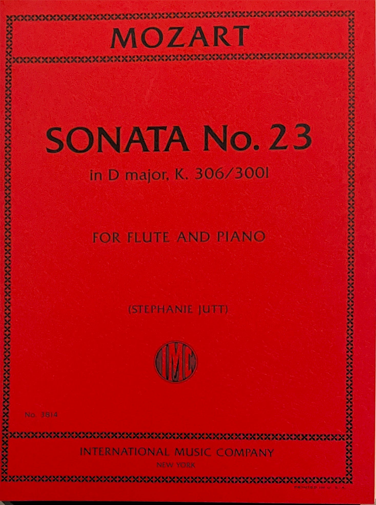 Mozart, W.A. - Sonata No. 23 in D Major, K. 306/300L - FLUTISTRY