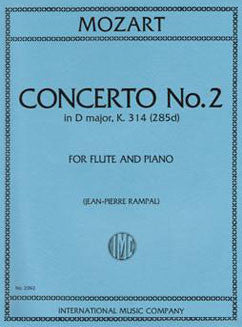 Mozart, W.A. - Concerto No. 2 in D major, K. 314 - FLUTISTRY BOSTON
