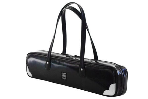 Nahok B foot Flute Case with Long Handle - Black - FLUTISTRY