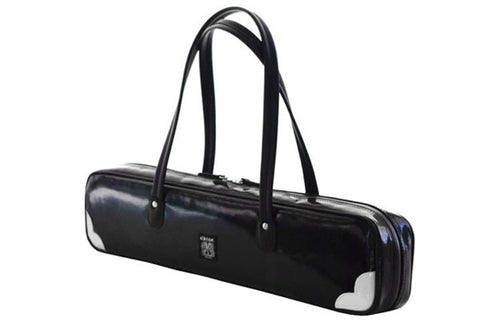 Nahok B foot Flute Case with Long Handle - Black