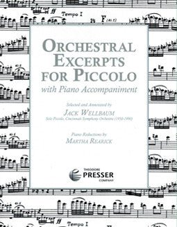 Orchestral Excerpts for Piccolo - FLUTISTRY