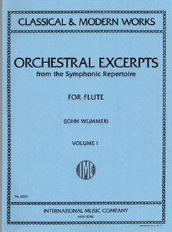 Orchestral Excerpts from the Symphonic Repertoire - Vol 1 - FLUTISTRY