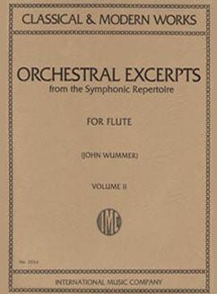 Orchestral Excerpts from the Symphonic Repertoire - Vol 2 - FLUTISTRY
