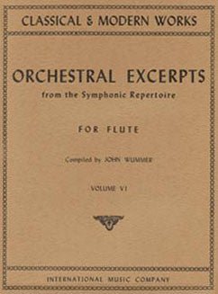 Orchestral Excerpts from the Symphonic Repertoire - Vol 6 - FLUTISTRY