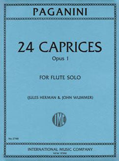 Paganini, N. - 24 Caprices Op. 1 - FLUTISTRY BOSTON