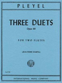 Pleyel, I. - Three Duets, Op. 68 - FLUTISTRY BOSTON