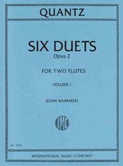 Quantz, J.J. - Six Duets, Op. 2: Vol. I - FLUTISTRY