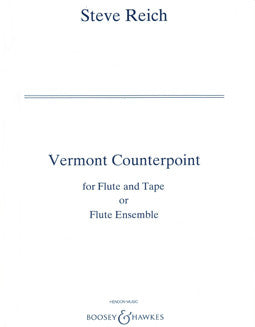 Reich, S. - Vermont Counterpoint - FLUTISTRY BOSTON