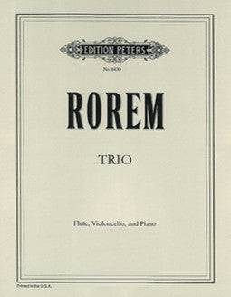 Rorem, N. - Trio