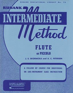 Rubank - Intermediate Method for flute or piccolo - FLUTISTRY BOSTON