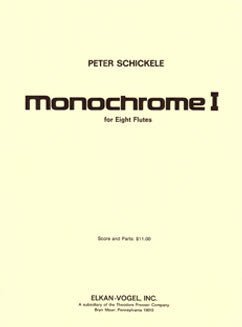 Schickele, P. - Monochrome I - FLUTISTRY