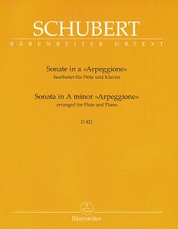 Schubert, F. - Sonata in A minor, "Arpeggione" - FLUTISTRY