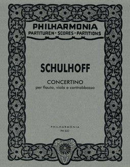 Schulhoff, E. - Concertino (Score) - FLUTISTRY
