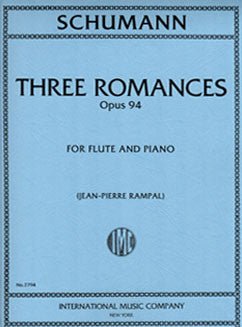 Schumann, R. - Three Romances, Op. 94 - FLUTISTRY