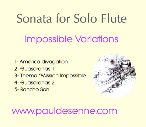 Desenne, P. - Sonata for Solo Flute