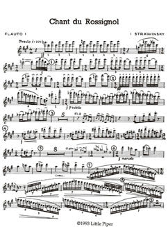 Stravinsky, I. - Chant du Rossignol - Flute I - FLUTISTRY