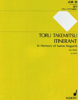 Takemitsu, T. - Itinerant - FLUTISTRY