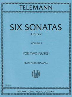 Telemann, G.P. - Six Sonatas, Op. 2: Vol. I - FLUTISTRY BOSTON