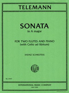 Telemann, G. - Sonata in A Major for 2 flutes - FLUTISTRY