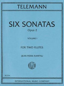 Telemann, G.P. - Six Sonatas, Op. 2: Vol. I - FLUTISTRY