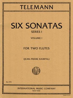 Telemann, G.P. - Six Sonatas, Series I: Vol. I - FLUTISTRY