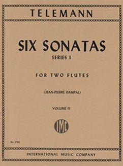 Telemann, G.P. - Six Sonatas, Series I: Vol. II - FLUTISTRY