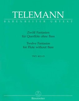 Telemann, G.P. - Twelve Fantasias for Flute without Bass - FLUTISTRY