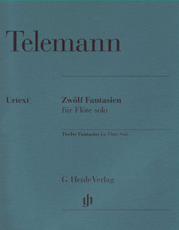 Telemann, G.P. - Twelve Fantasias - FLUTISTRY BOSTON
