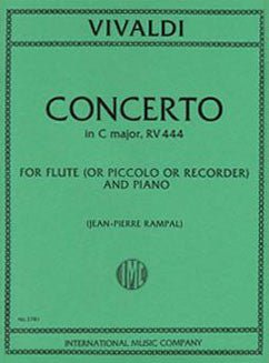 Vivaldi, A. - Concerto in C major, RV 444 - FLUTISTRY