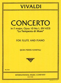 Vivaldi, A. - Concerto in F major "La Tempesta di Mare" - FLUTISTRY