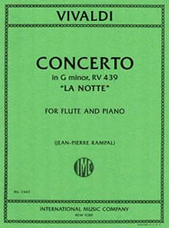 Vivaldi, A. - Concerto in G minor "La Notte" - FLUTISTRY