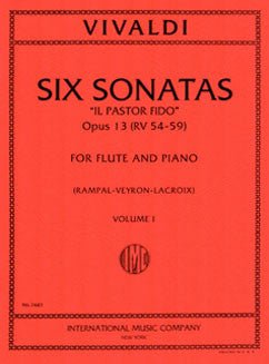 Vivaldi, A. - Six Sonatas, Op. 13 - Vol I - FLUTISTRY