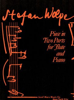 Wolpe, S. - Piece in Two Parts - FLUTISTRY